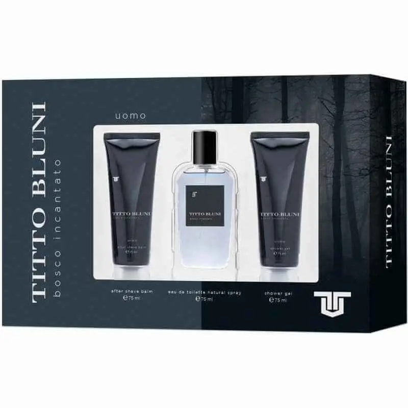 Titto Bluni Estuche Bosco Incantato Uomo Vapo 75 Ml + After Shave 75 Ml + Gel De Baño 75 Ml