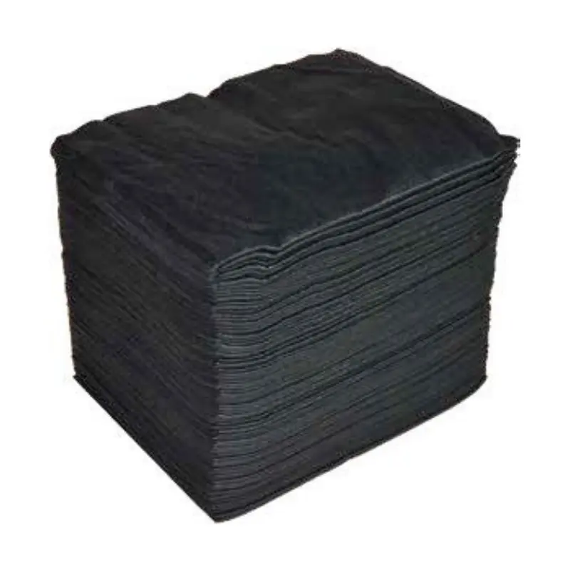 Toalla spunlace 40 x 80 cm color negro 100 unidades