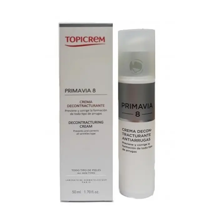 Topicream Primavia 8 Crema Decontracturante 50ml - Tratamiento Antiarrugas