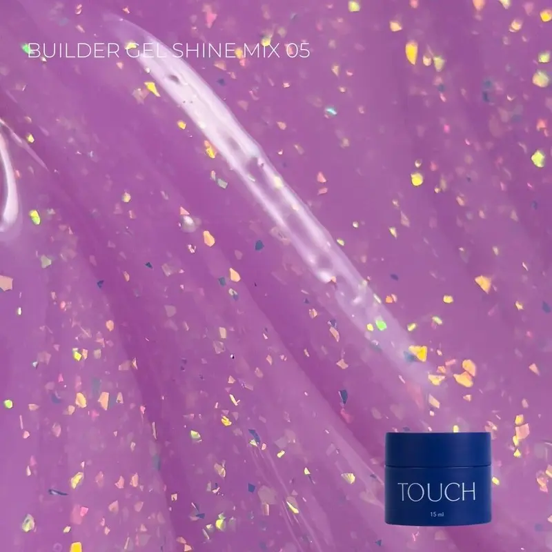 TOUCH Builder gel 15ml Shine Mix, 5