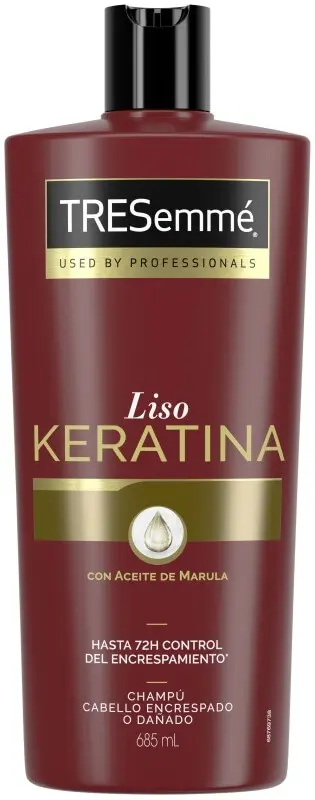 TRESemmé Liso Keratina Champú 685ml – Controla el Encrespamiento con Resultado Profesional