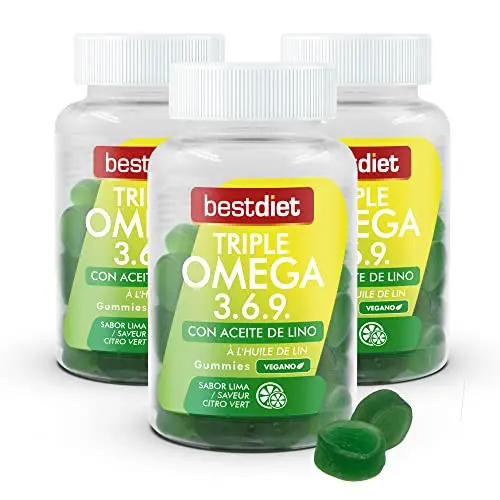 Triple Omega 3.6.9 Gummies 60 unidades - Best Diet