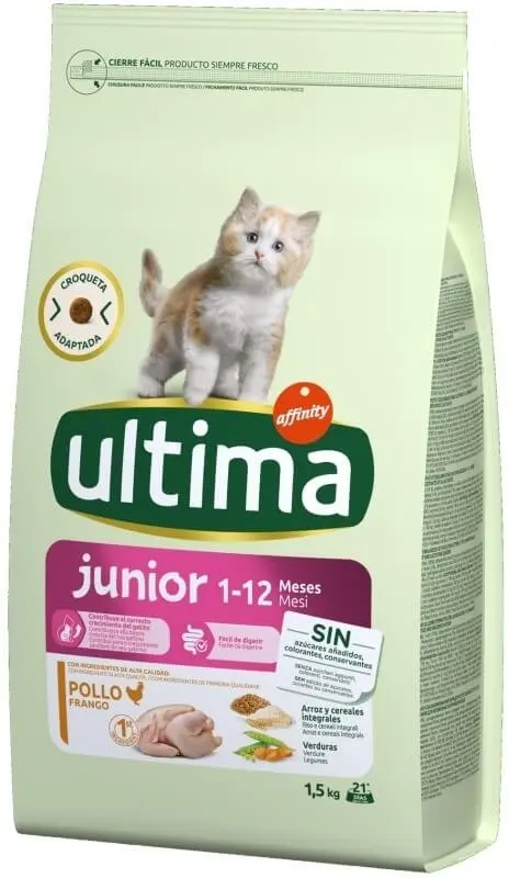 Ultima Junior 1-12 Meses Pollo 1,5 Kg
