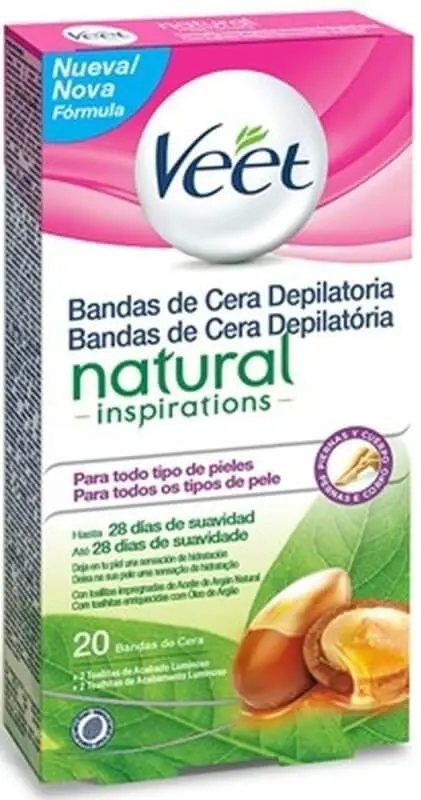 Veet Bandas de Cera Depilatoria 20U
