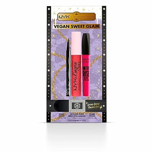 Vegan Sweet Glam Limited Edition - Set 3 Piezas Maquillaje Profesional