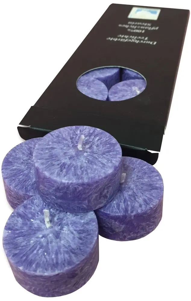Vela de Té Violeta Natural 100% Vegetal - Kerzenfarm