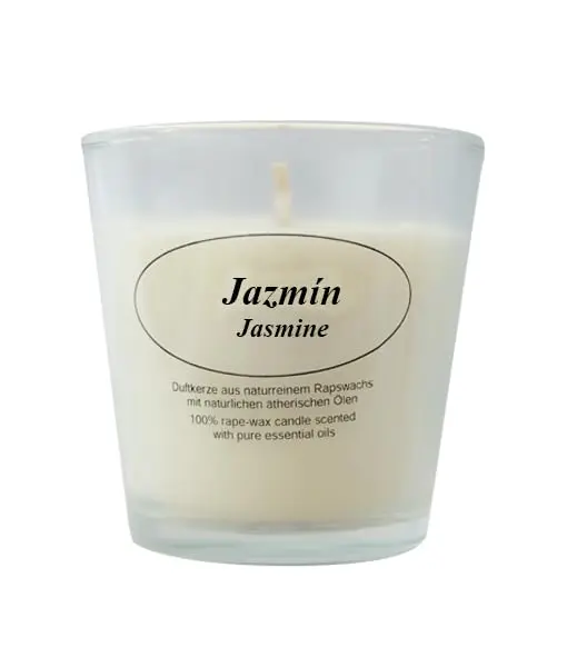 Vela Vegetal Perfumada Jazmín - Kerzenfarm 100% Natural