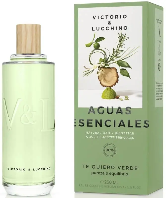 Victorio & Lucchino Aguas Esenciales Eau de Cologne 250 ml – Pureza natural que equilibra cuerpo y mente