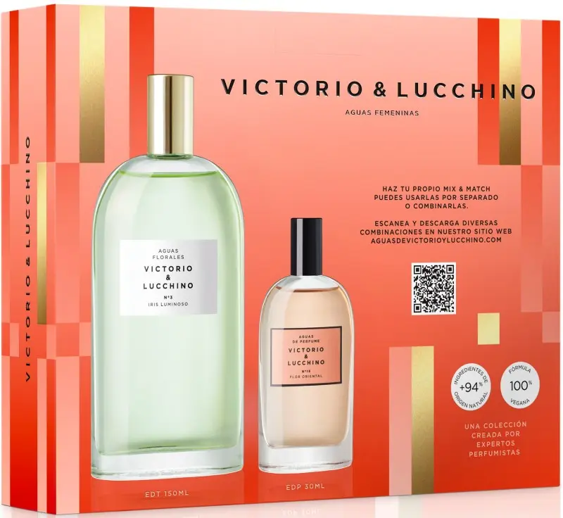 Victorio & Lucchino Aguas Femeninas Estuche Nº3 + Nº15 150 ml + 30 ml