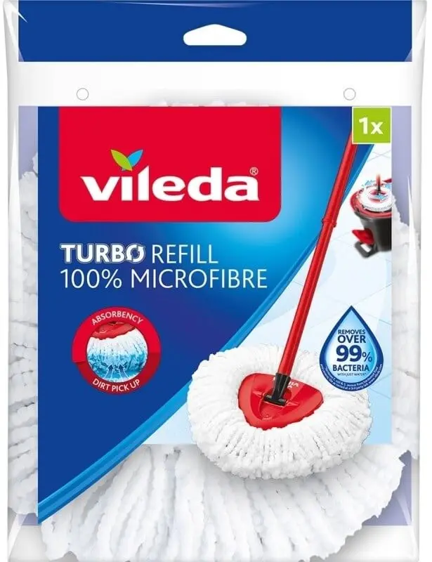 Vileda Turbo Refill Recambio Fregona Microfibra