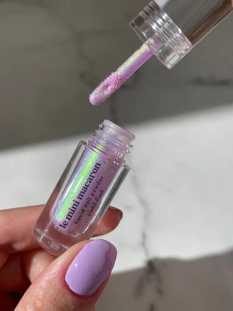 Violet Frost - Liquid Nail Powder