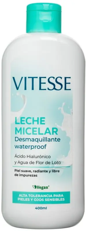 Vitesse Leche Micelar Desmaquillante Waterproof 400 ml