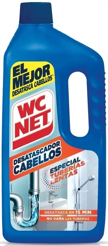 WC Net Desatascador Cabellos Especial Tuberías 1L