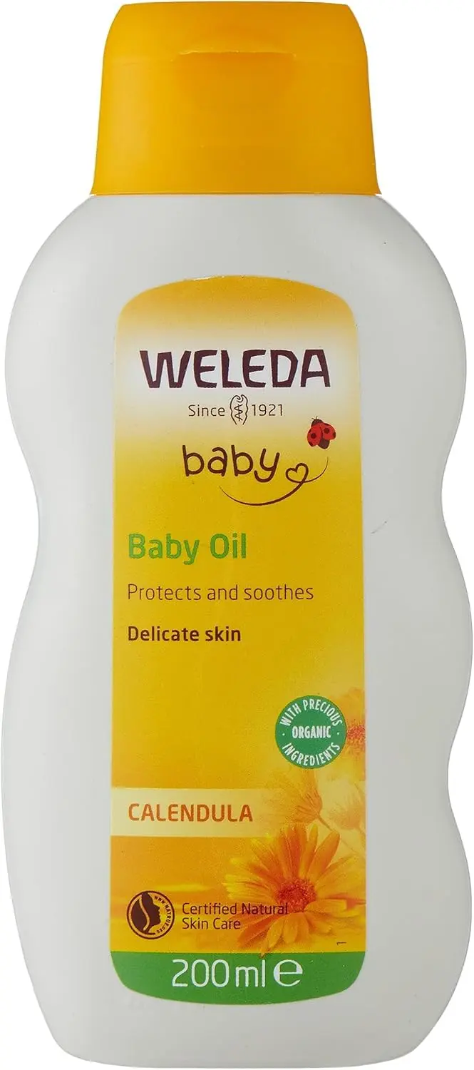 Weleda Baby Caléndula Aceite Corporal 200 ml - Cuidado Natural para Bebé