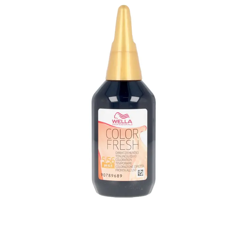 Wella Color Fresh 5/56 - Coloración Semipermanente Castaño Claro Mogano Violeta 75ml