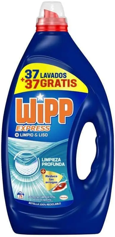 Wipp Express Detergente Líquido Limpio & Liso 70 Lavados