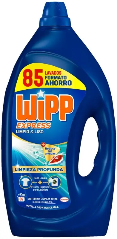 Wipp Express Detergente Líquido Limpio & Liso 85D