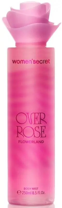 Women'secret Body Mist Over Rose Flowerland 250 ml – Romanticismo y Frescura en Cada Pulverización