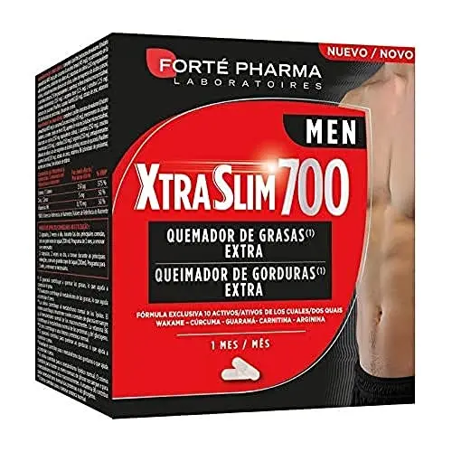 Xtraslim 700 Men - Quemador de Grasas con Acción Muscular, 120 Cápsulas