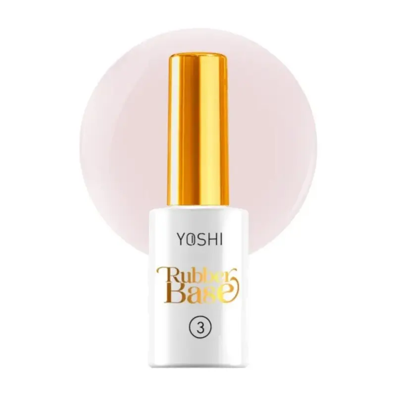 Yoshi Base Rubber nº3 | Base Autonivelante Profesional para Uñas