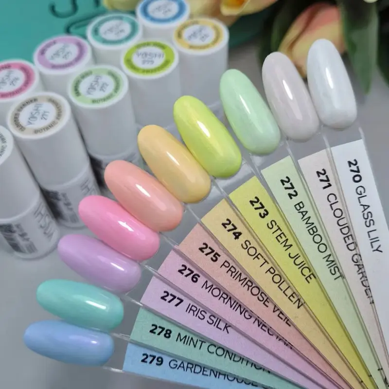 Yoshi Botanic Awakening Colección Completa 10 Esmaltes Semipermanentes Profesionales 6ml