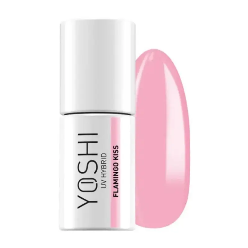Yoshi Flamingo Kiss 827 Esmalte Semipermanente Profesional 6ml | Pastel Paradise Collection