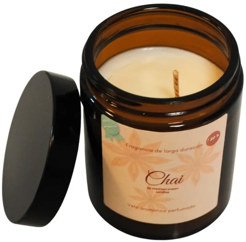 Zepol Tea Chai Vela Aromática Perfumada 120 ml